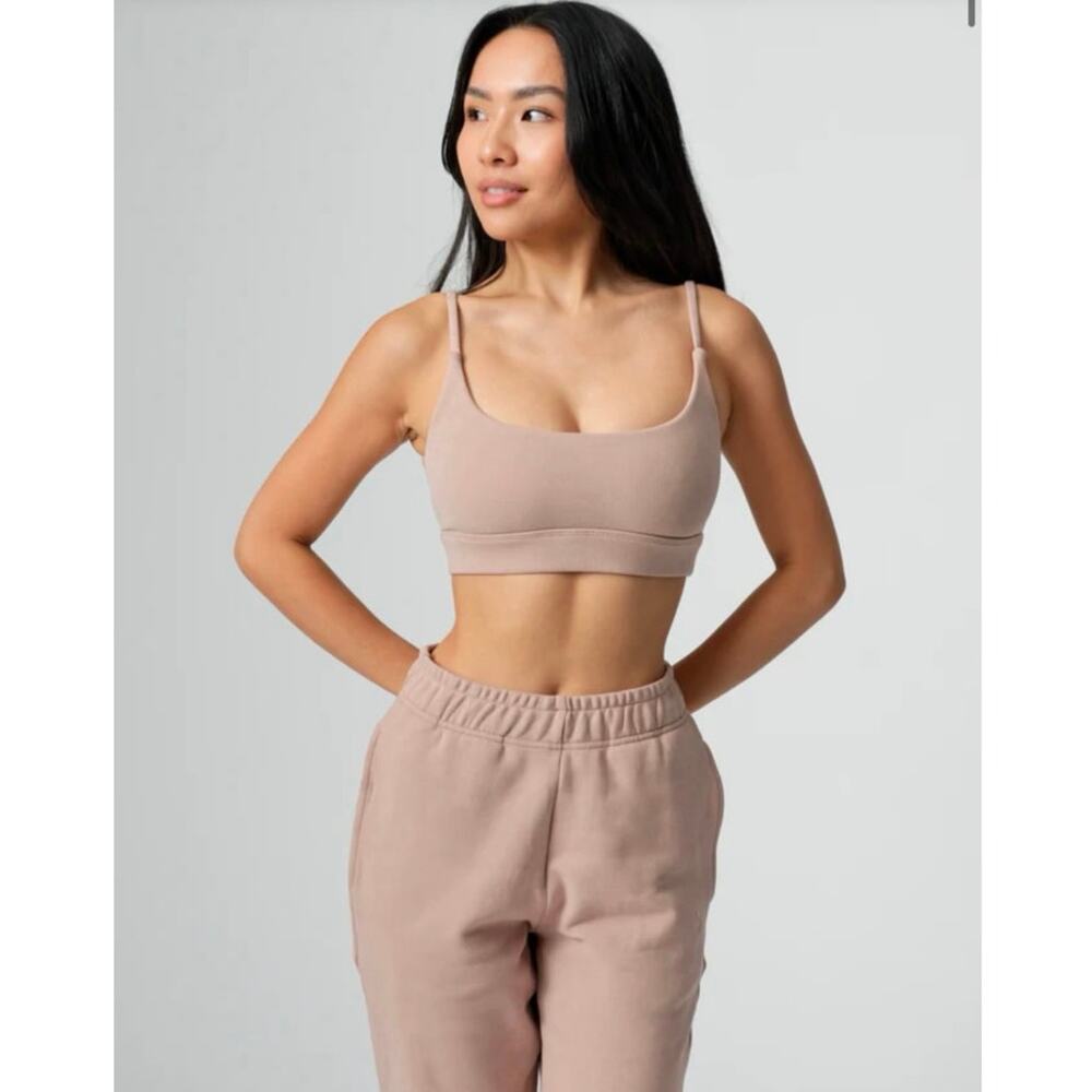 Buffbunny Cloud Bralette Sports Bra Sz XXXL Mauve Soft Pads